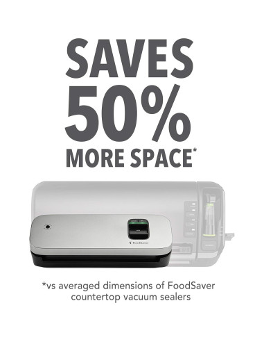 Selladora al Vacío FoodSaver 31161366 Compacta Plata 220V
