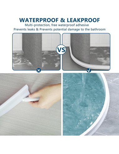 Tapón de Agua para Ducha Eeyaniy 170 cm Antifugas Blanco