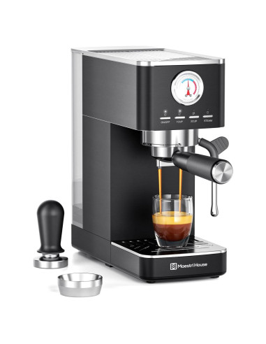Máquina de Espresso Maestri House 20 Bar Compacta Negra