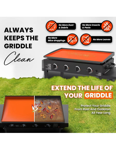 Cubierta de Silicona DusBas para Plancha Blackstone 43x39 cm