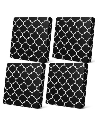 Fundas Impermeables para Cojines Newwiee 4 Pcs Negro
