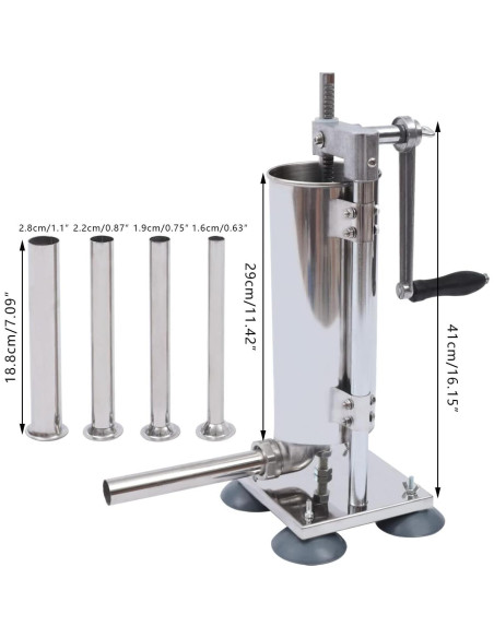 Embutidora de Salchichas Manual FARDIESER Vertical 2.72 kg Embutidora de Salchichas Manual FARDIESER Vertical 2.72 kg