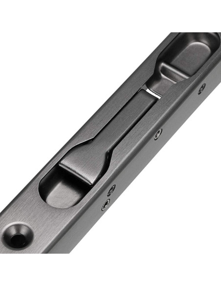 Cerraduras de Puerta Empotradas Sumnacon 6" Acero Inoxidable Negro Cerraduras de Puerta Empotradas Sumnacon 6" Acero Inoxidable Negro