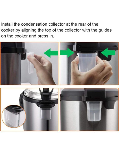 Taza Colectora de Condensación ZoneFly para Instant Pot 5-8L