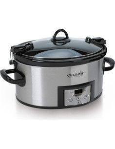 Crock-Pot Cocinero Lento 6 Cuartos Acero Inoxidable Programable 2