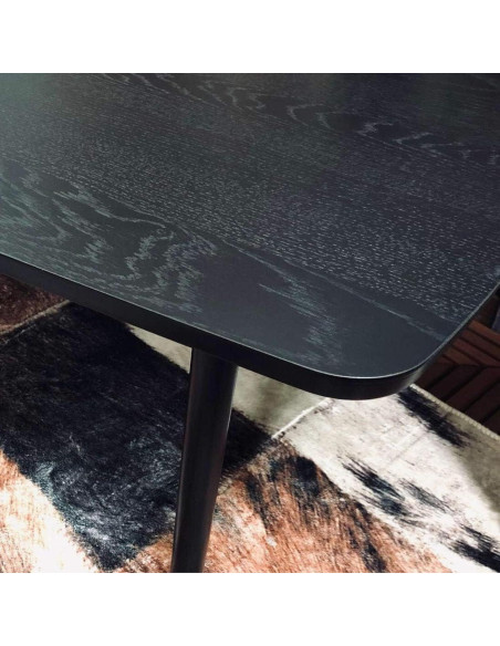 Mesa de Café Plegable AZUMAYA SGS-229BK Madera Negra 100x52x36cm Mesa de Café Plegable AZUMAYA SGS-229BK Madera Negra 100x52x36cm