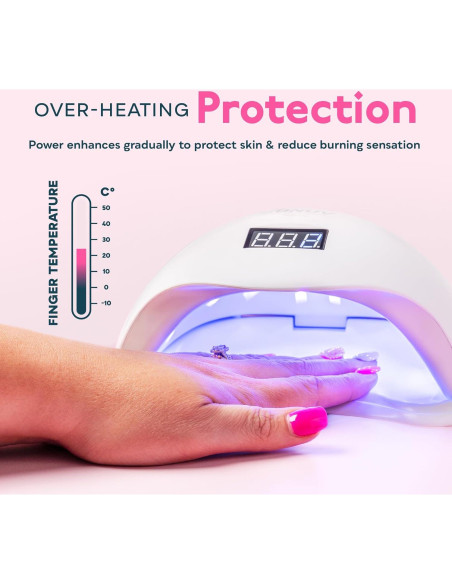 Lámpara UV LED para Uñas SUNUV SUN5, 4 Temporizadores, 0.56kg Lámpara UV LED para Uñas SUNUV SUN5, 4 Temporizadores, 0.56kg