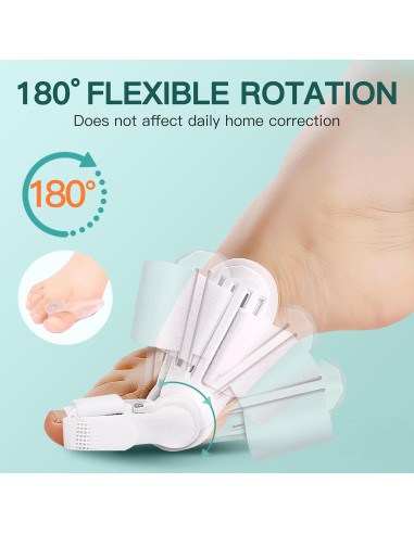 Corrector de Juanetes BORSU con Separadores de Dedos - Alivio Hallux Valgus