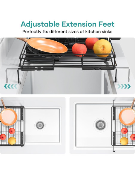 Escurridor de Platos Expandible Gtyasm Negro 2 Niveles 53.3 cm Escurridor de Platos Expandible Gtyasm Negro 2 Niveles 53.3 cm