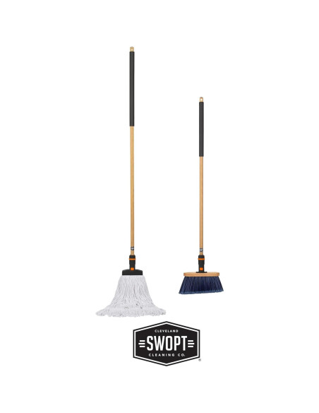 Escoba de Ángulo SWOPT + Mop de Algodón 121.92 cm y 152.4 cm Escoba de Ángulo SWOPT + Mop de Algodón 121.92 cm y 152.4 cm
