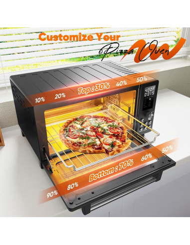 Horno Tostador de Aire Nuwave Bravo Pro 21Qt 10-en-1 Negro