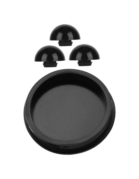 Pad de Silicona para Tambor de Lengua Negro 7x7cm Pad de Silicona para Tambor de Lengua Negro 7x7cm
