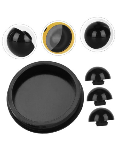 Pad de Silicona para Tambor de Lengua Negro 7x7cm