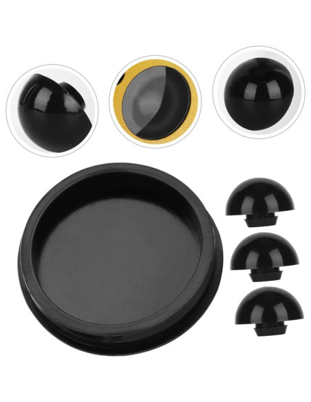 Pad de Silicona para Tambor de Lengua Negro 7x7cm Pad de Silicona para Tambor de Lengua Negro 7x7cm