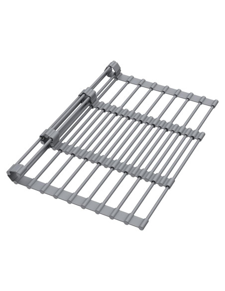 Escurridor de Platos Plegable Avakvek Gris 33.4-57 cm Silicona Escurridor de Platos Plegable Avakvek Gris 33.4-57 cm Silicona