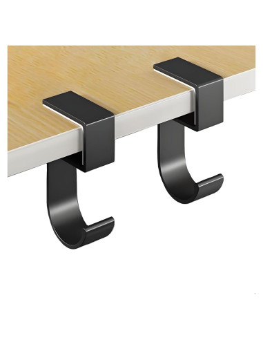 Soporte para Auriculares JAKO V7900 de Aluminio Negro - 2 Pcs