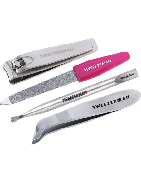 Kit de Rescate de Uñas Tweezerman Mini - Acero Inoxidable Kit de Rescate de Uñas Tweezerman Mini - Acero Inoxidable