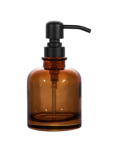 Dispensador de Jabón CHBKT Ámbar 0.35L con Bomba Acero Inoxidable Dispensador de Jabón CHBKT Ámbar 0.35L con Bomba Acero Inoxidable