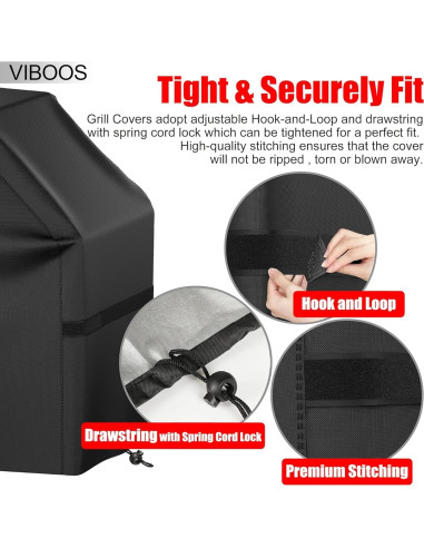 Funda para Parrilla VIBOOS 147 cm Impermeable y Resistente