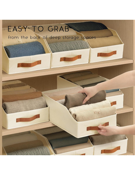 Cajas de Almacenamiento Plegables Homsorout Beige - 4 Unidades Cajas de Almacenamiento Plegables Homsorout Beige - 4 Unidades