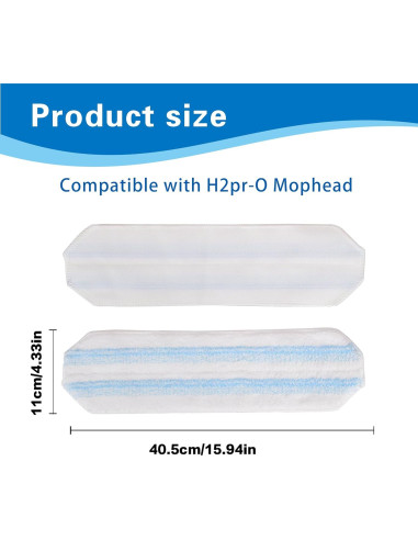 Almohadillas de Reemplazo O Cedar H2Pro - 10 Unidades Lavables