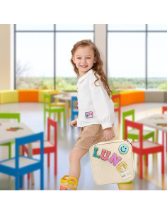 Bolsa de Almuerzo Aislada Dark Swan Beige 22.86x22.86 cm 2