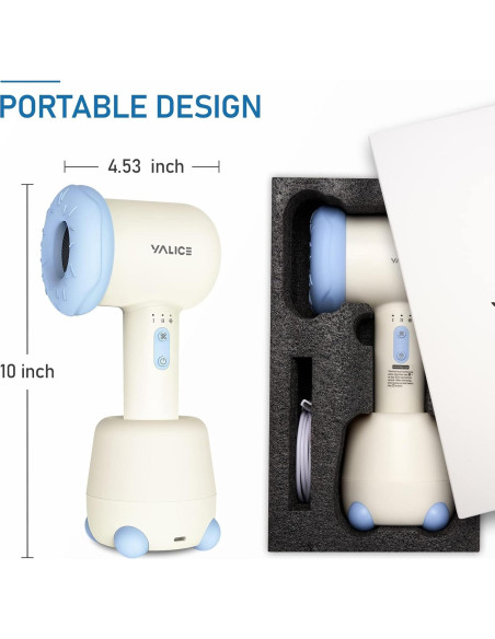 Secador de pelo inalámbrico YALICE para bebés 100W azul Secador de pelo inalámbrico YALICE para bebés 100W azul