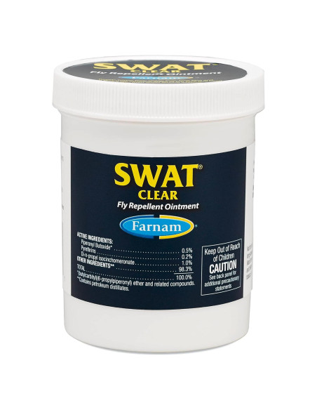 Ungüento Repelente de Moscas SWAT Farnam 198 g para Caballos y Perros Ungüento Repelente de Moscas SWAT Farnam 198 g para Caballos y Perros