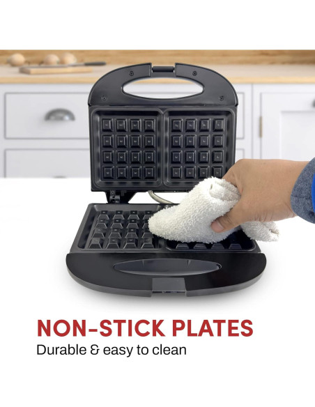Horno de Waffles Belgas Elite Gourmet EWM-2207, 2 Rebanadas Horno de Waffles Belgas Elite Gourmet EWM-2207, 2 Rebanadas
