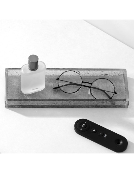 Juego de Accesorios de Baño Haocoott 4 Piezas Gris Resina Juego de Accesorios de Baño Haocoott 4 Piezas Gris Resina