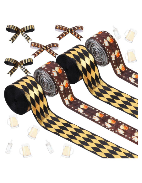 4 Rollos de Cinta Cheerupp Negro y Dorado para Manualidades 4 Rollos de Cinta Cheerupp Negro y Dorado para Manualidades