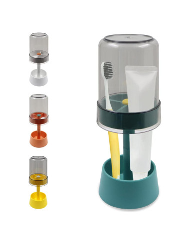 Soporte para Cepillos de Dientes Roucerlin con Taza Azul