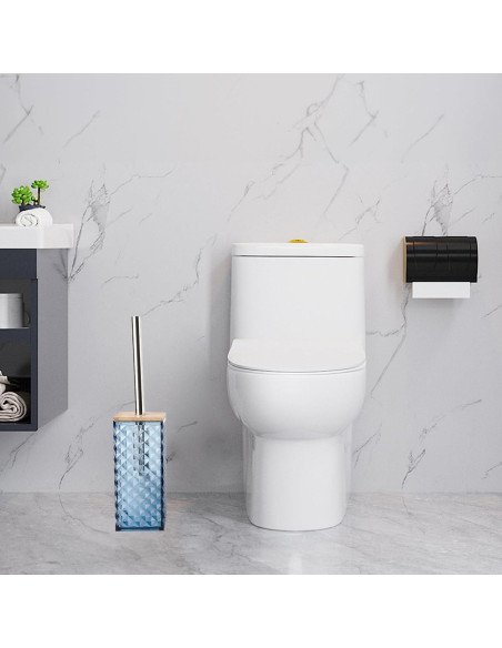 Juego de Accesorios de Baño Azul TUANYO 6 Piezas Acrílico Juego de Accesorios de Baño Azul TUANYO 6 Piezas Acrílico