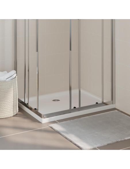 Bandeja de Ducha Rectangular vidaXL 70x90 cm ABS Blanco Bandeja de Ducha Rectangular vidaXL 70x90 cm ABS Blanco