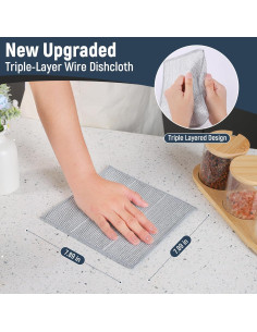 Paños de Limpieza Reutilizables CJACJA 15PCS Sin Rayones 2