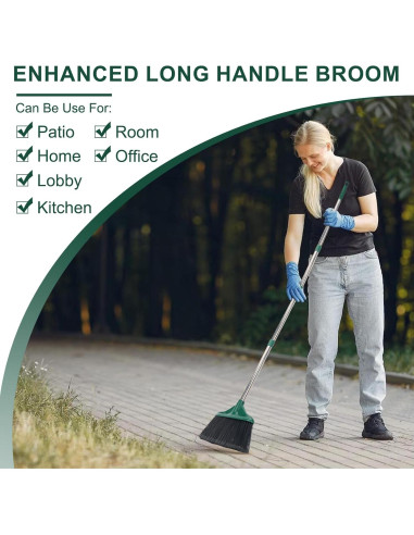 Escoba KeFanta Profesional 50" (127 cm) para Interiores y Exteriores