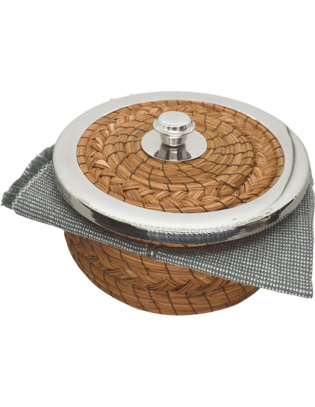 Cesta Calentadora de Tortillas MEXTEQUIL - Hecha a Mano con Agujas de Pino Cesta Calentadora de Tortillas MEXTEQUIL - Hecha a Mano con Agujas de Pino