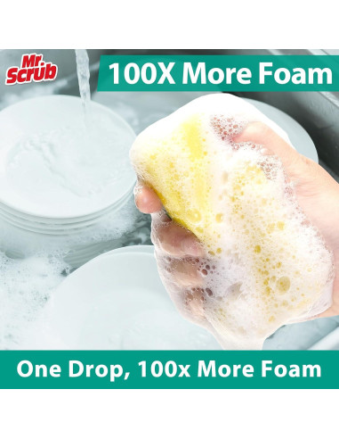 Esponjas de Cocina MR. SCRUB 12 Paquete Multiusos Sin Rayones