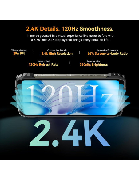 Blackview BL7000 Teléfono Resistente 5G 24GB+256GB Android 15 Blackview BL7000 Teléfono Resistente 5G 24GB+256GB Android 15