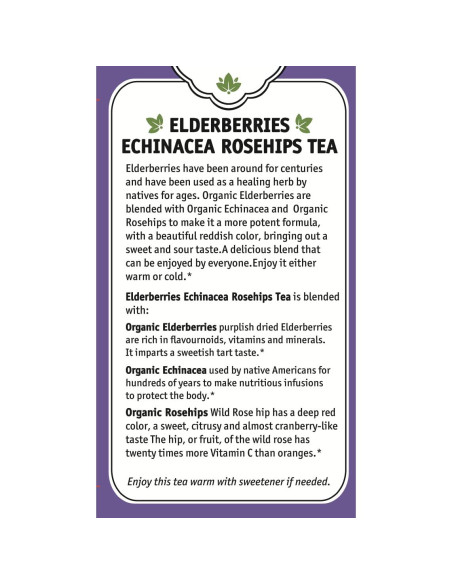 Té Herbal Orgánico Sin Cafeína Herbal Cup Echinacea Rosa Mosqueta 96g Té Herbal Orgánico Sin Cafeína Herbal Cup Echinacea Rosa Mosqueta 96g