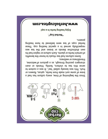 Té Herbal Orgánico Sin Cafeína Herbal Cup Echinacea Rosa Mosqueta 96g Té Herbal Orgánico Sin Cafeína Herbal Cup Echinacea Rosa Mosqueta 96g