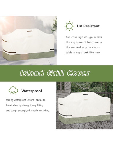 Funda para Parrilla de Isla Osileyo 2.49m Impermeable 600D