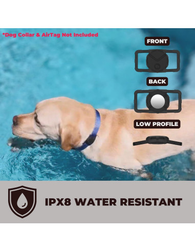 Soporte de Collar de Perro Fossa para Air Tag Grado Militar