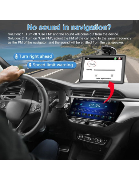 GPS para Coche AWESAFE 7" Pantalla Táctil Mapa 2025 GPS para Coche AWESAFE 7" Pantalla Táctil Mapa 2025