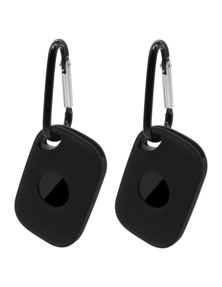 Funda de Silicona para Tile Pro 2024 con Mosquetón - Negro Funda de Silicona para Tile Pro 2024 con Mosquetón - Negro