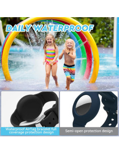 Pulsera Air-Tag Impermeable AOYYUBK para Niños - Ajustable 12.7-16.5 cm 2