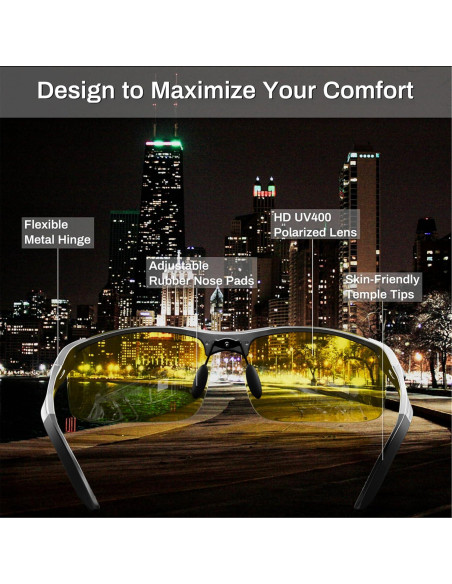 Gafas de Sol ROCKNIGHT HD Polarizadas UV400 Ultra Ligeras Gafas de Sol ROCKNIGHT HD Polarizadas UV400 Ultra Ligeras