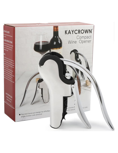 Abrebotellas de Vino KAYCROWN Acero Inoxidable 0.49 kg Abrebotellas de Vino KAYCROWN Acero Inoxidable 0.49 kg