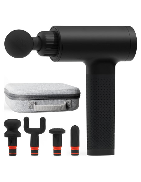 Pistola de Masaje Powerboost Sharper Image - 6 Velocidades, 5 Accesorios Pistola de Masaje Powerboost Sharper Image - 6 Velocidades, 5 Accesorios