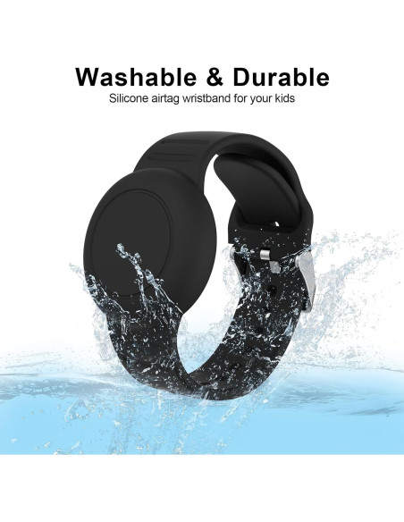 Pulsera Impermeable para AirTag Meliya Niños 2 Pzas Ajustable Pulsera Impermeable para AirTag Meliya Niños 2 Pzas Ajustable